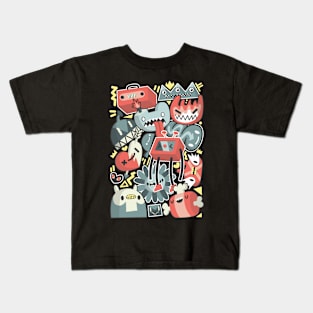 Doodle Craze BR CREW Kids T-Shirt